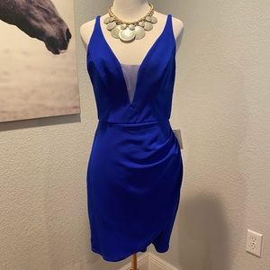 Stunning electric blue dress 7/8 or Womens small
